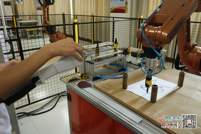 樟树职业技术学校开展2019级工业机器人专业技能竞赛(图)